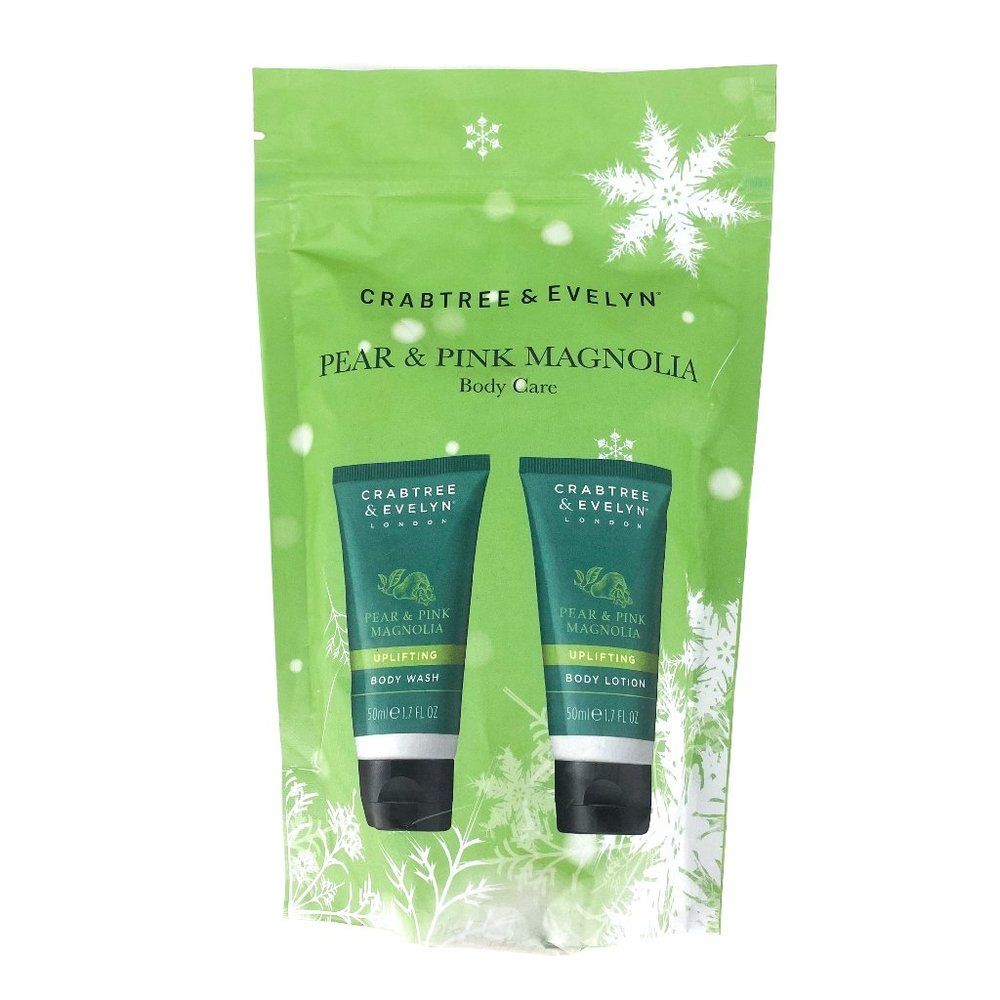 CRABTREE & EVELYN Pear & Pink Magnolia Body Care Set